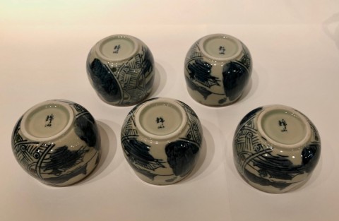Kutani ware tea set
