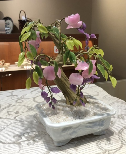 Glass bonsai wisteria